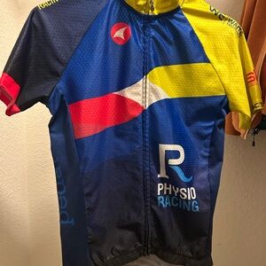 Physio Racing Women’s Blue Yellow Cycling Jersey